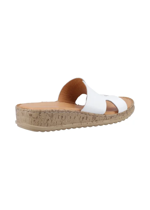 Hush Puppies White Eloise Mule Sandal - 8 Image 3