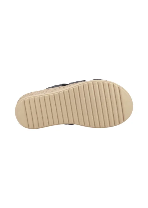 Hush Puppies Black Eden Wide Fit Sandal - 5 Image 4