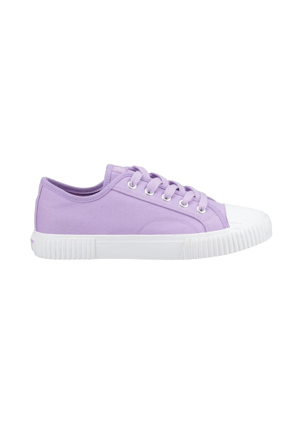 Hush Puppies Lilac Freya Canvas Trainer - 4 Image 1