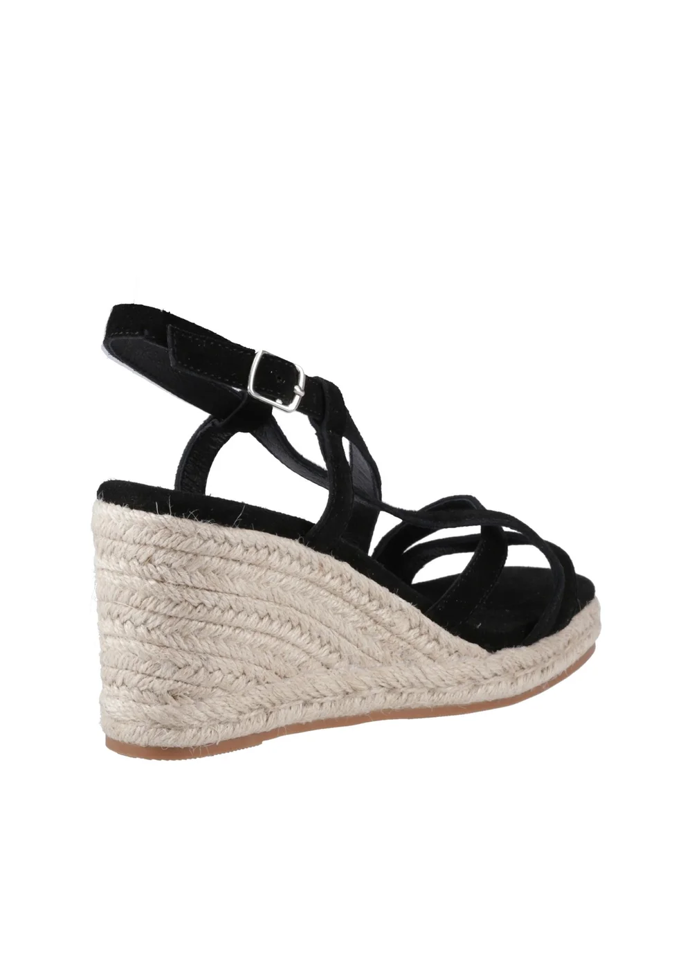 Hush Puppies Black Jenny Espadrille Wedge Sandal - 6 Image 3