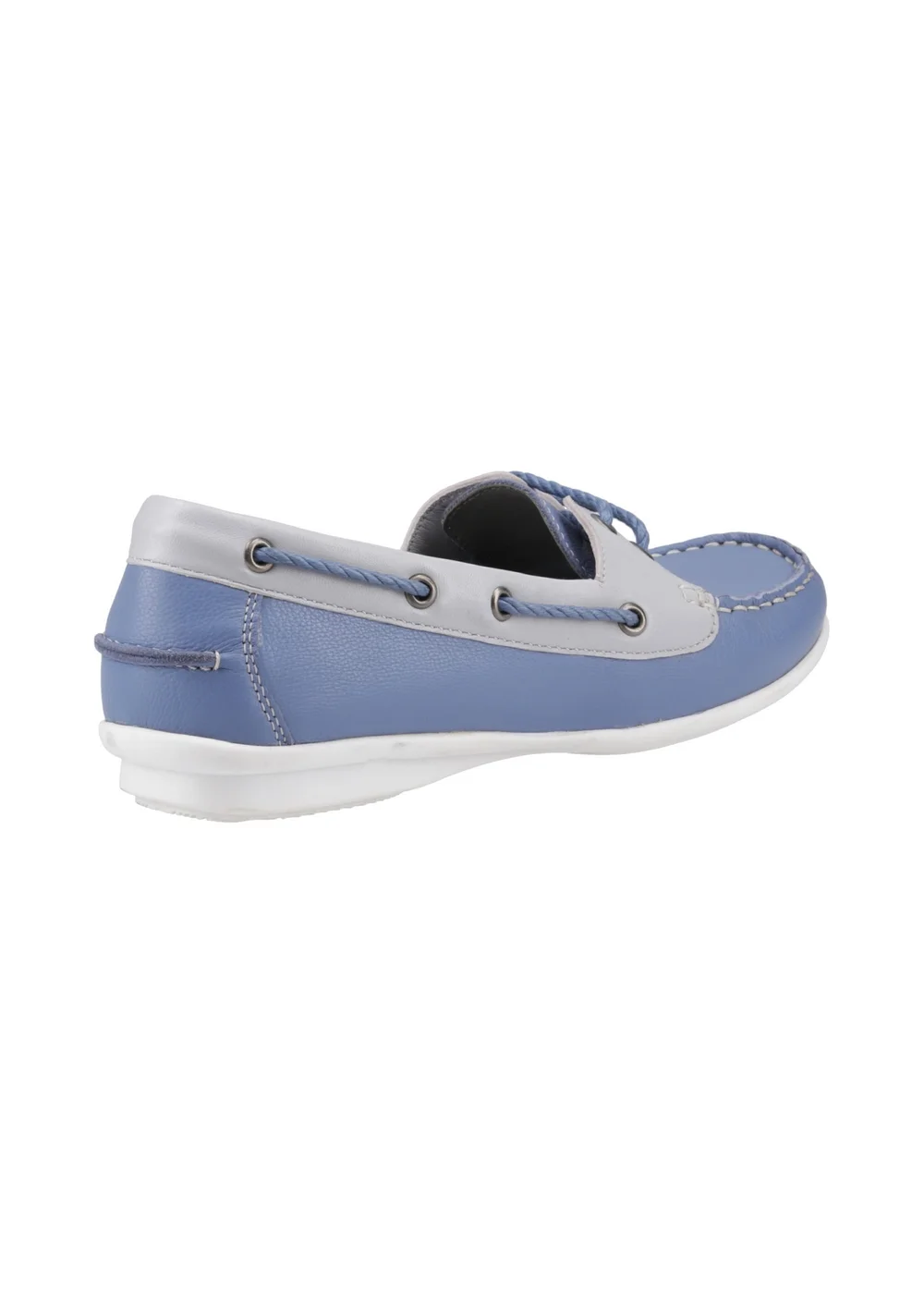 Hush Puppies Blue Irene Boat Shoe - 3 Image 3