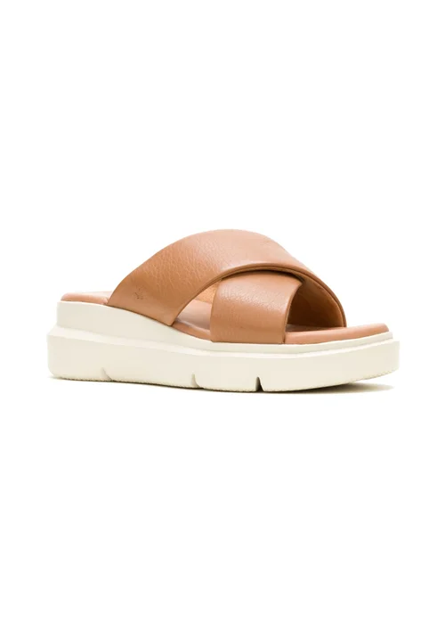 Hush Puppies Tan Uplift Crossover Slide - 3 Image 2
