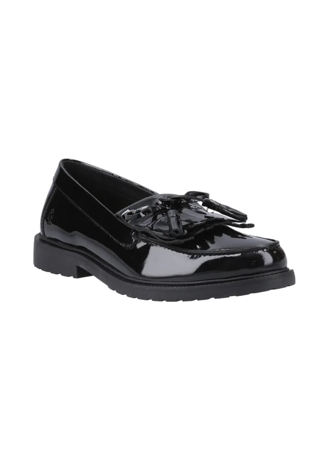 Hush Puppies Black Verity Kiltie Loafer Patent