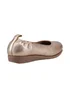 Hush Puppies Gold Skylar Ballerina - 3 Image 3