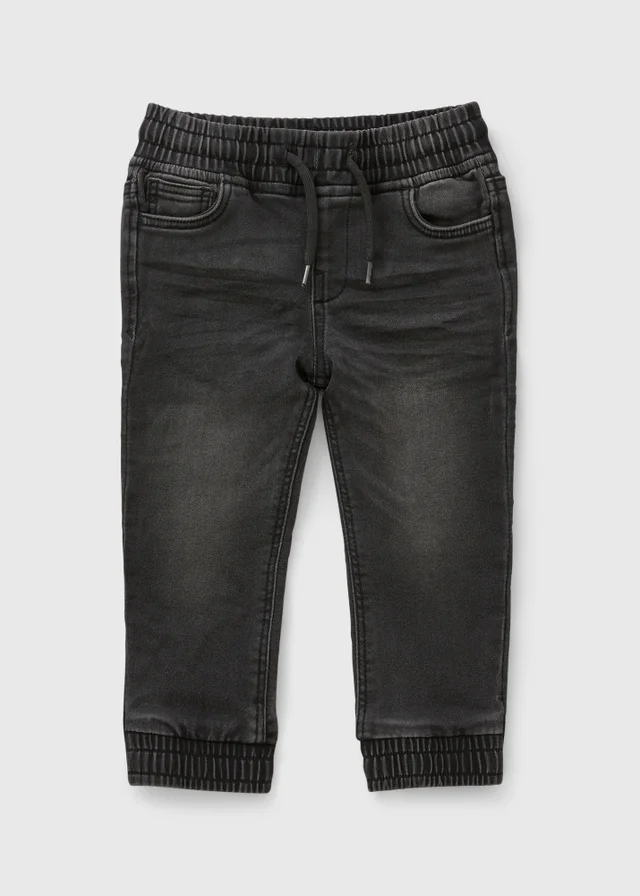 Boys Black Jogger Jeans (1-7yrs)