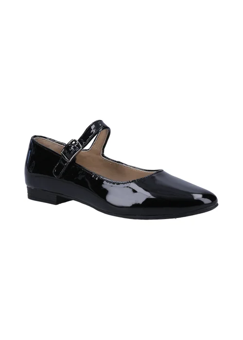 Hush Puppies Black Melissa Strap Patent - 6 Image 2