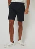 Threadbare Black Cotton Regular Fit Stretch Chino Shorts - 34/L32 Image 1