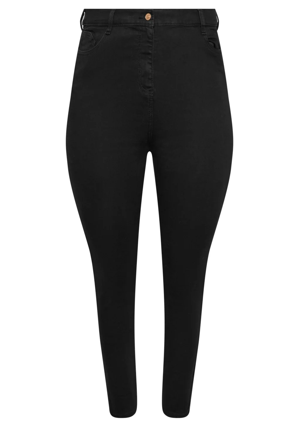Yours Curve Black Stretch Skinny AVA Jeans - 20/L33 Image 5