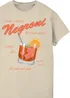 Brands In Negroni Three Base Spirits Sand Boyfriend Fit Graphic T-Shirt - Small Image 2