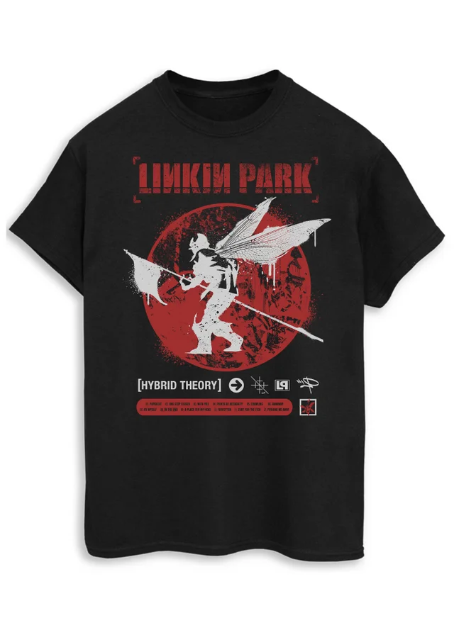 Spiral Galaxy Linkin Park Hybrid Theory Black Music T-Shirt