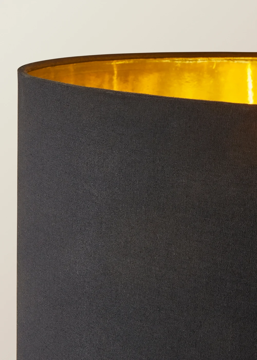 ValueLights Christina Black with Metallic Gold Drum Shade Gold Palm Leaf Floor Lamp - One Size Image 4