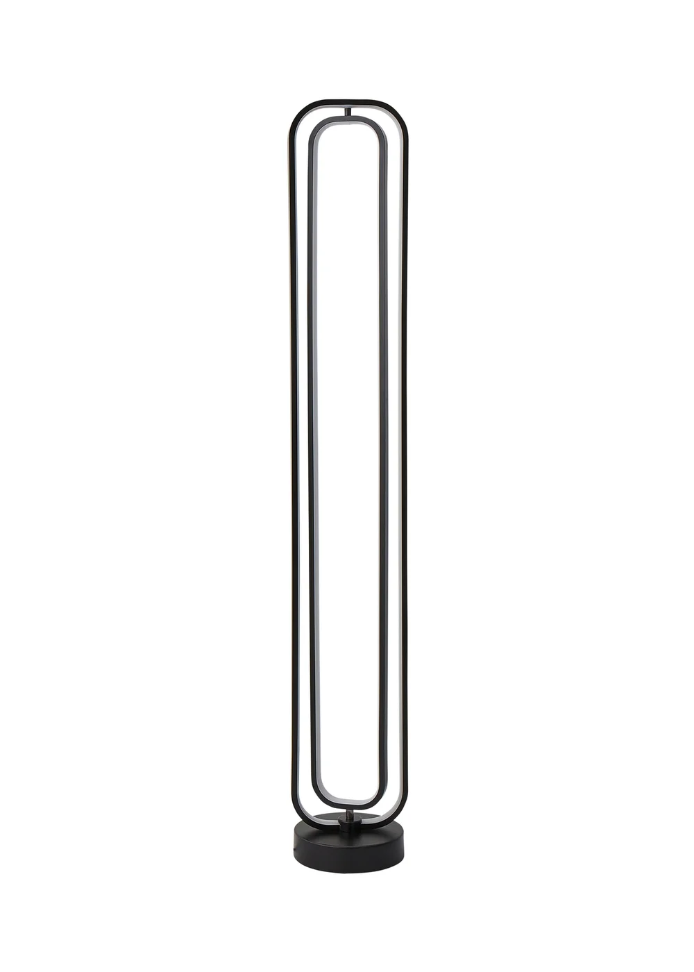 ValueLights Infinity Matte Black LED Floor Lamp - One Size Image 5