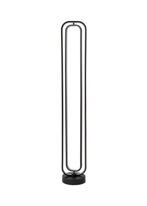 ValueLights Infinity Matte Black LED Floor Lamp - One Size Image 5