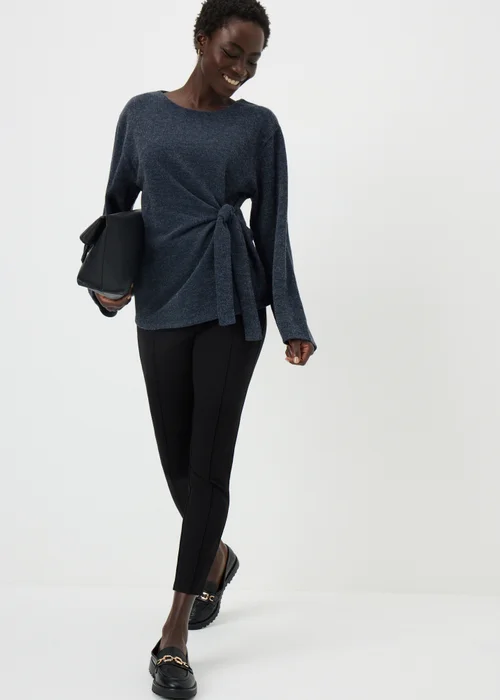 Navy Knot Long Sleeve Top - 12 Image 1