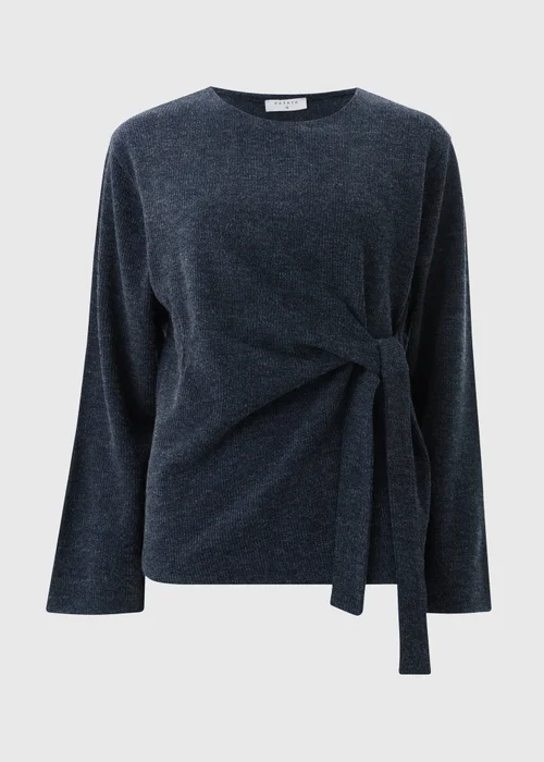 Navy Knot Long Sleeve Top - 12 Image 4