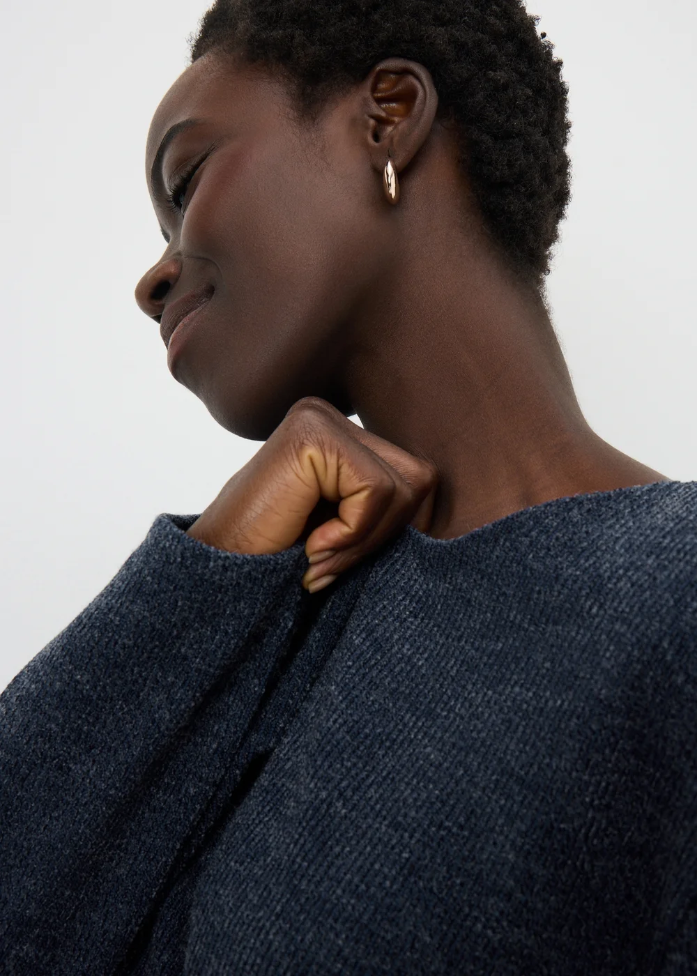 Navy Knot Long Sleeve Top - 12 Image 3