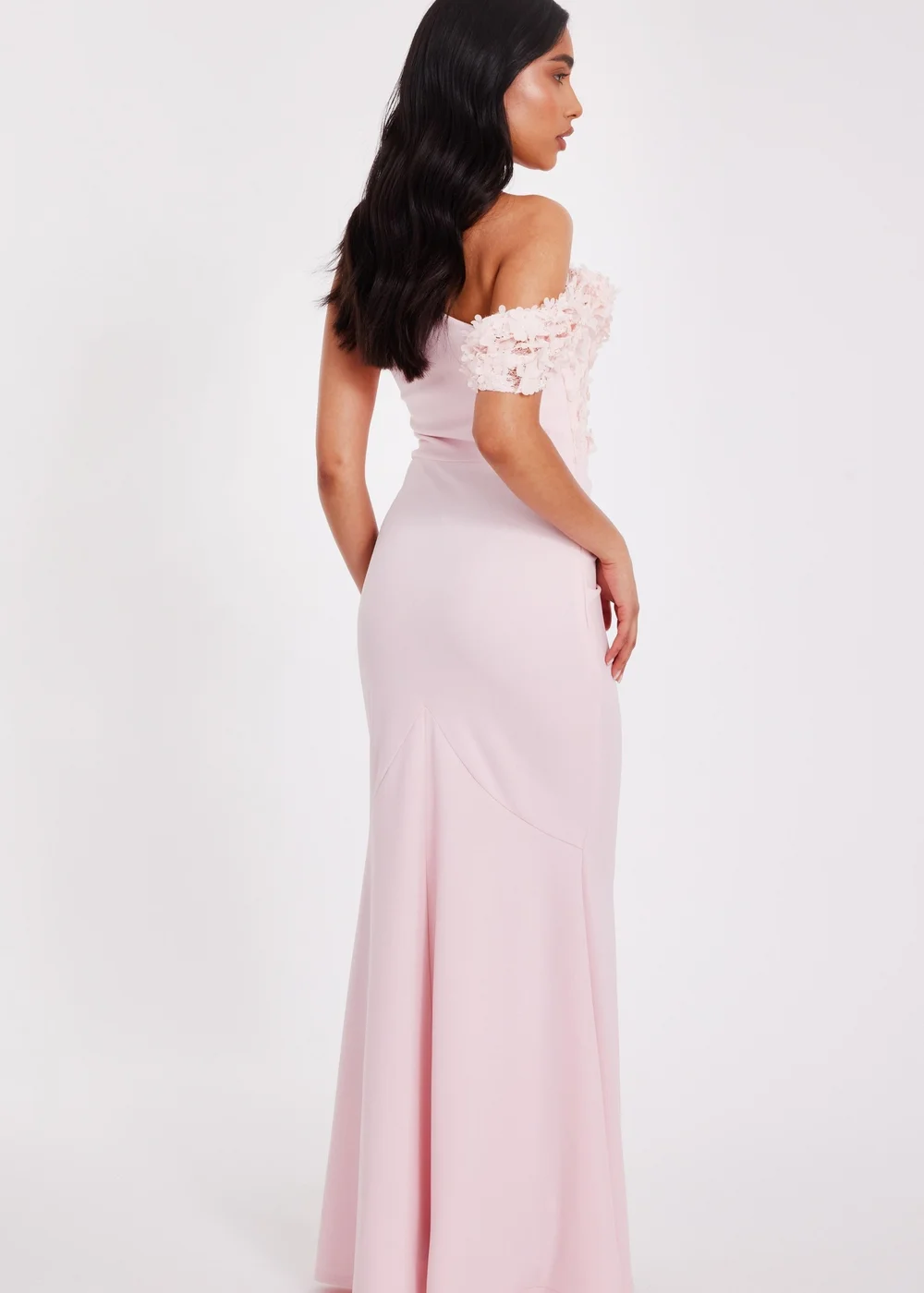 quiz pink embellished maxi dress Quiz Pink Diamante Ruched Maxi Dress - 6