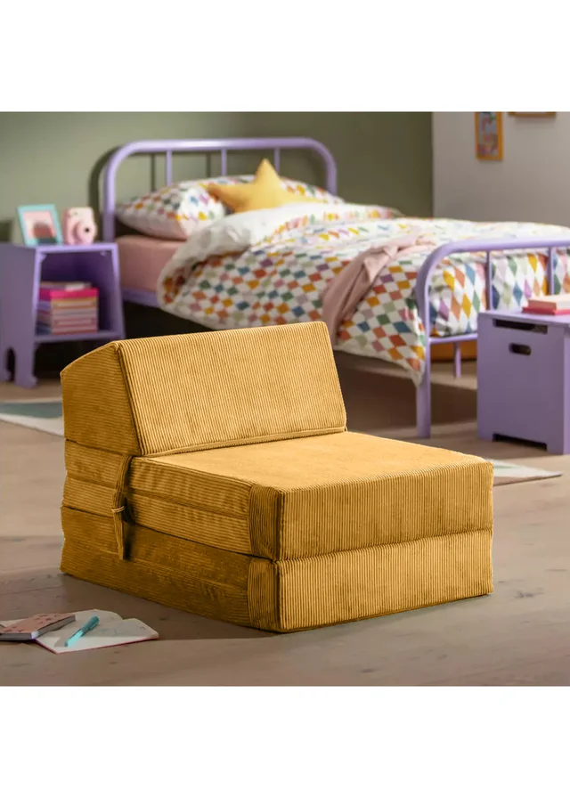 Kaikoo Mustard Cord Chairbed