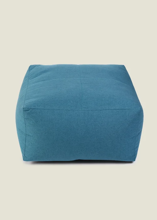 Kaikoo Blue Square Blab With Top Quilting In Brushed Fabric - One Size Image 1