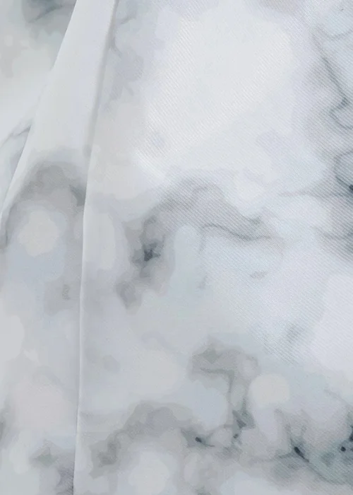 Kaikoo Grey Marble Print Kids Beanbag - One Size Image 2