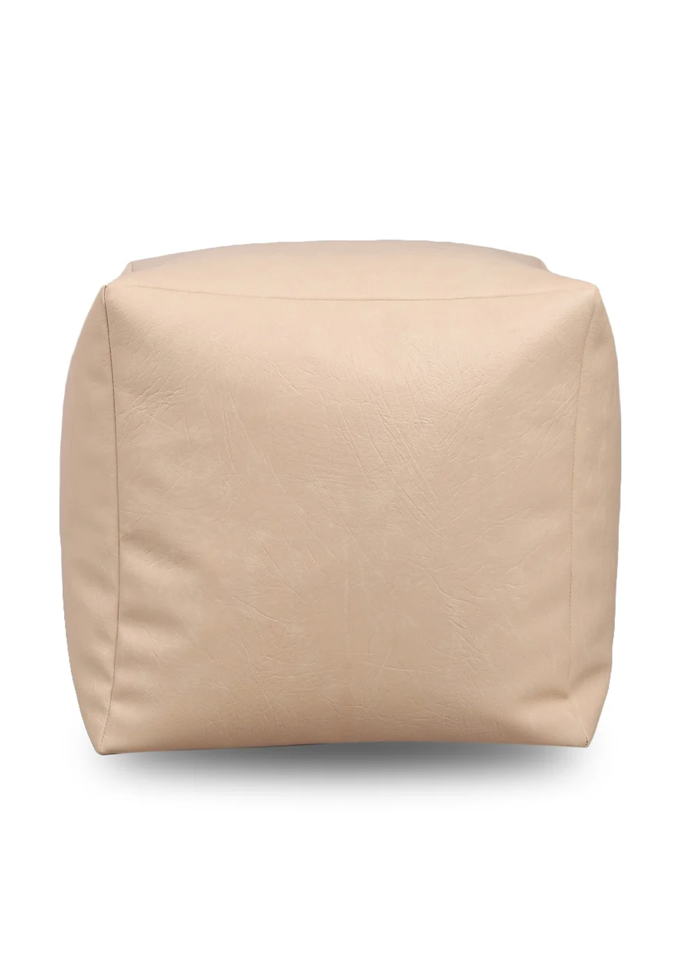 Kaikoo Cream Faux Leather Cube - One Size Image 2