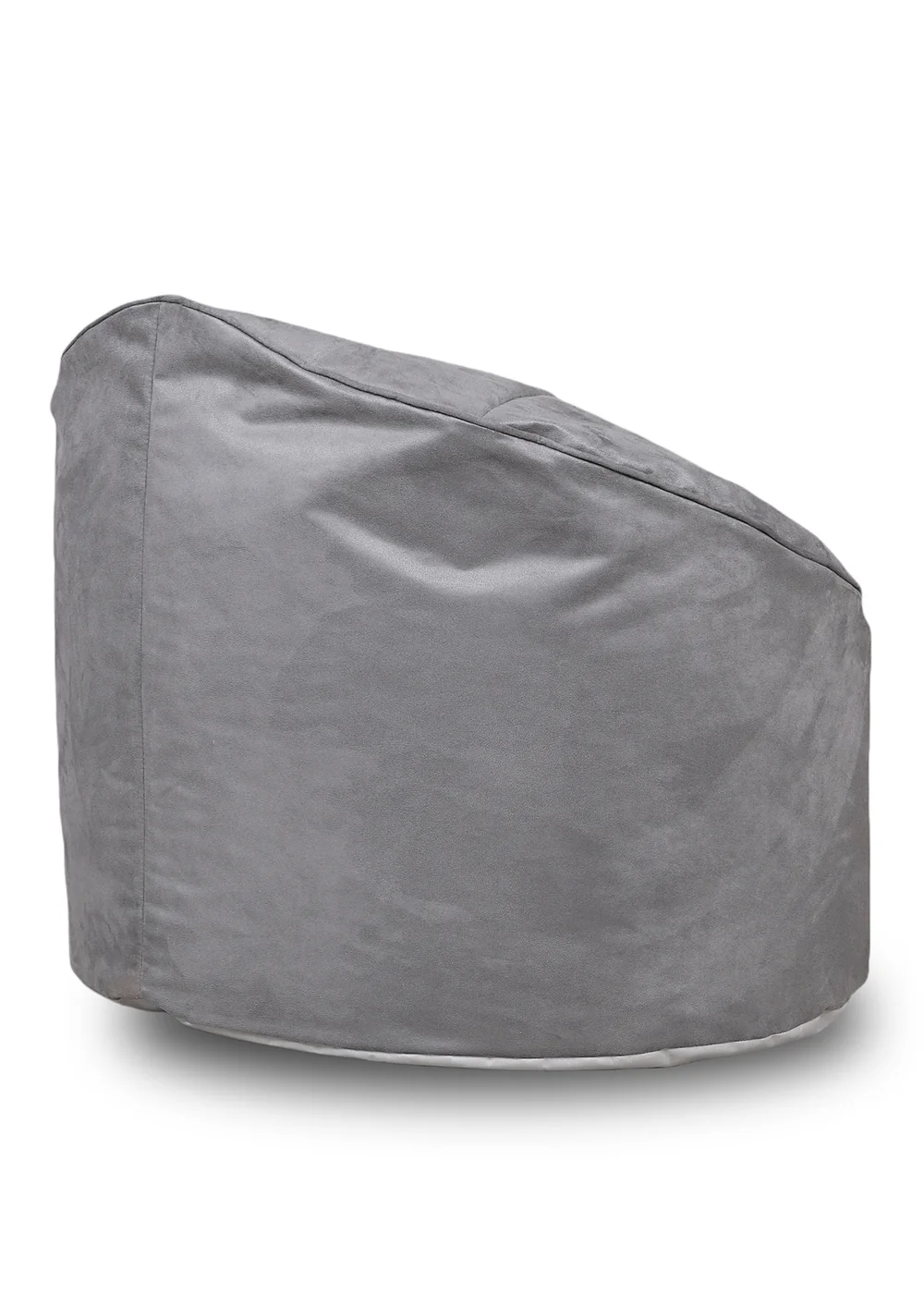 Kaikoo Charcoal Grey Brushed Faux Suede Cool Chill Chair - One Size Image 4