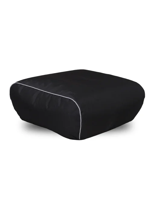 Kaikoo Black Rock Gamer Chair With Stool - One Size Image 5