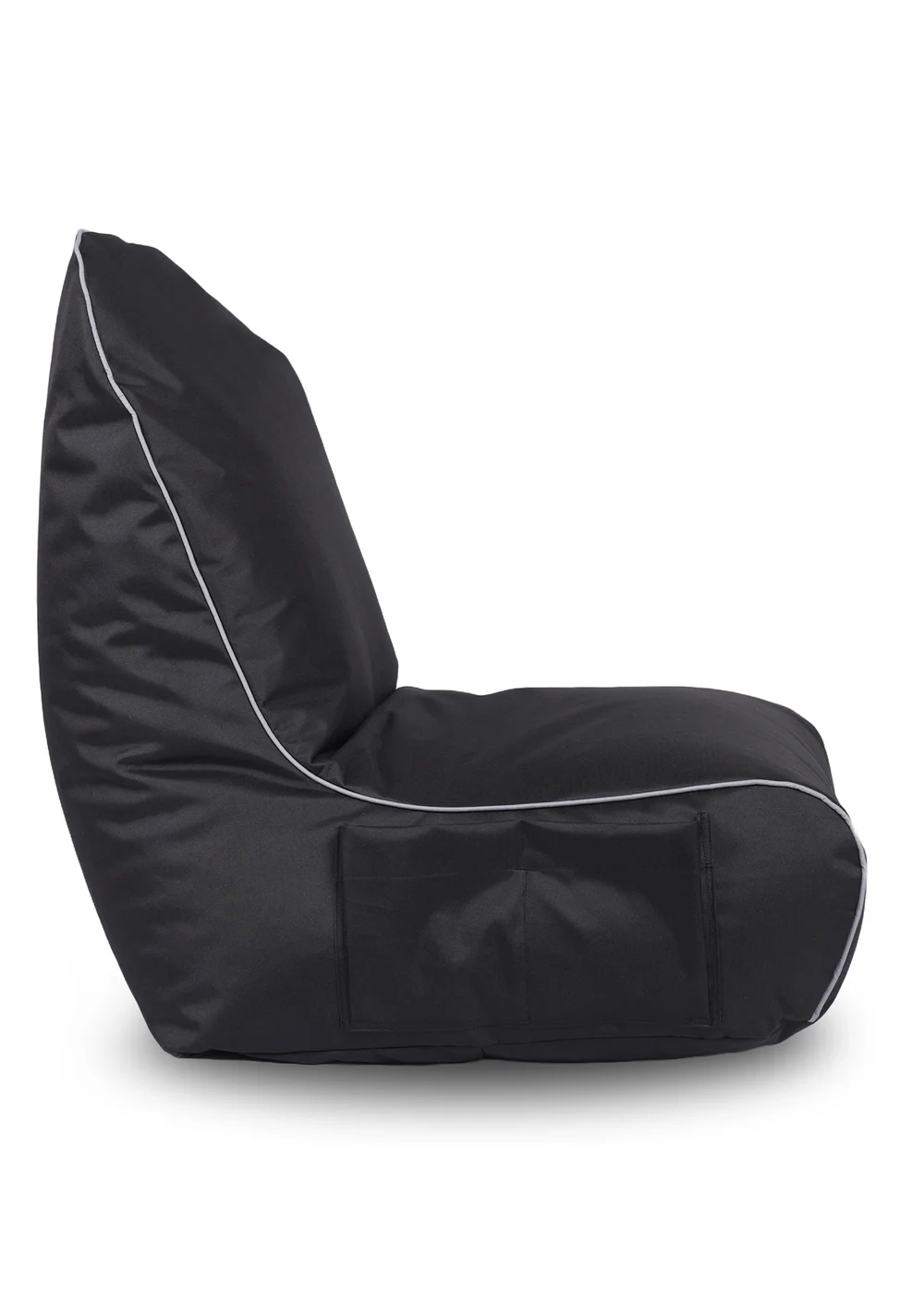 Kaikoo Black Rock Gamer Chair With Stool - One Size Image 3
