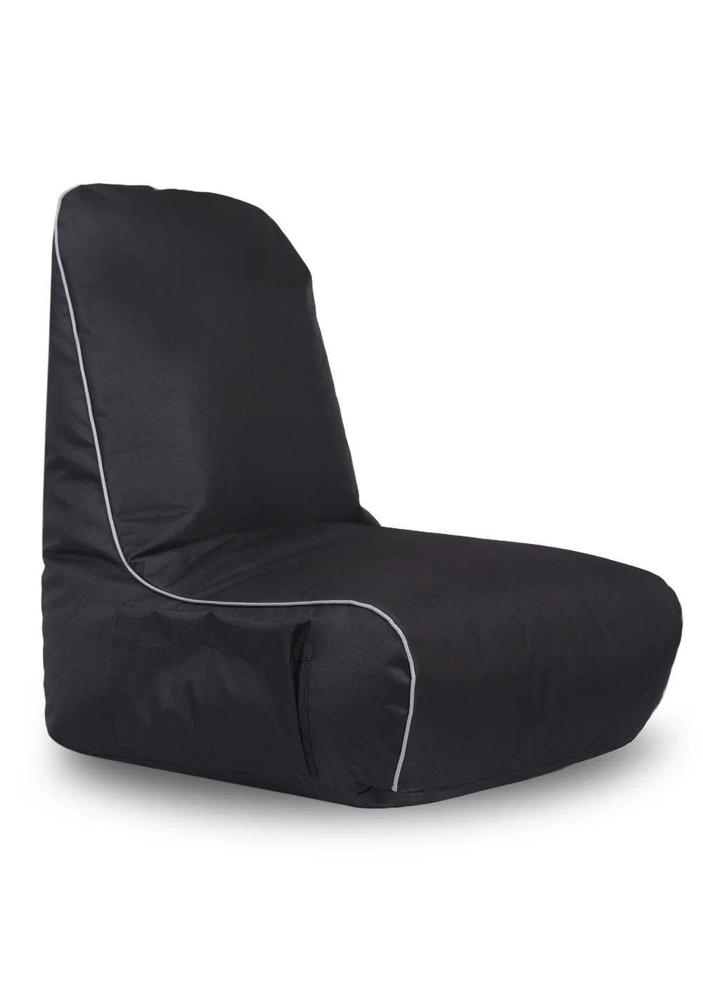 Kaikoo Black Rock Gamer Chair With Stool - One Size Image 4