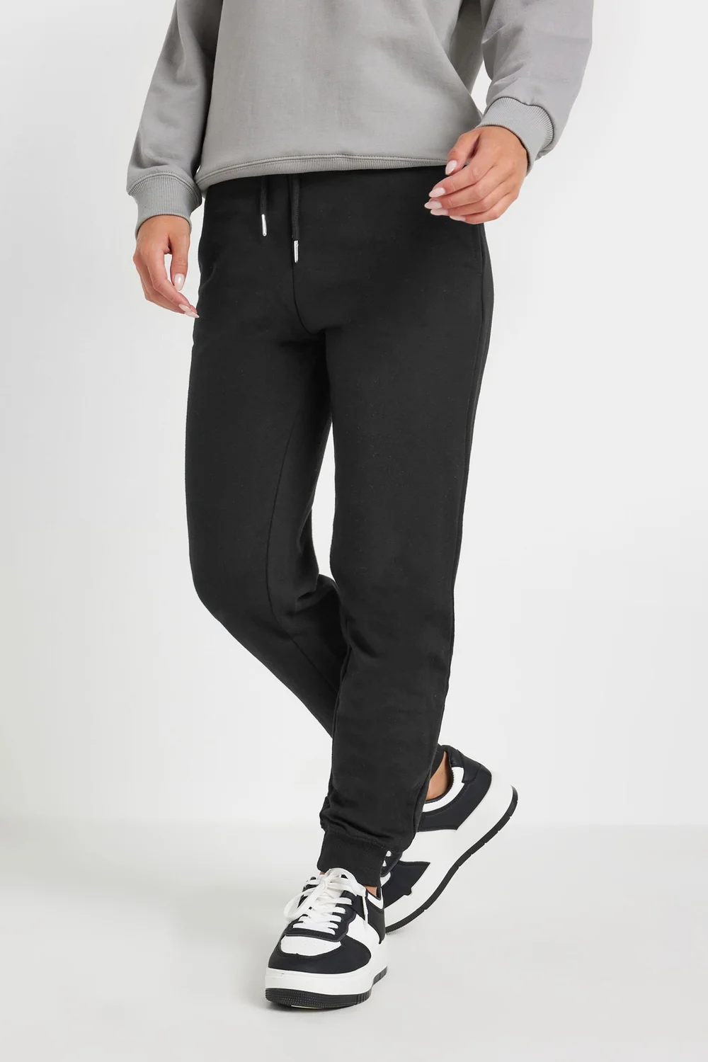 PixieGirl Petite 2 Pack Black Basic Joggers - 10/L27 Image 3