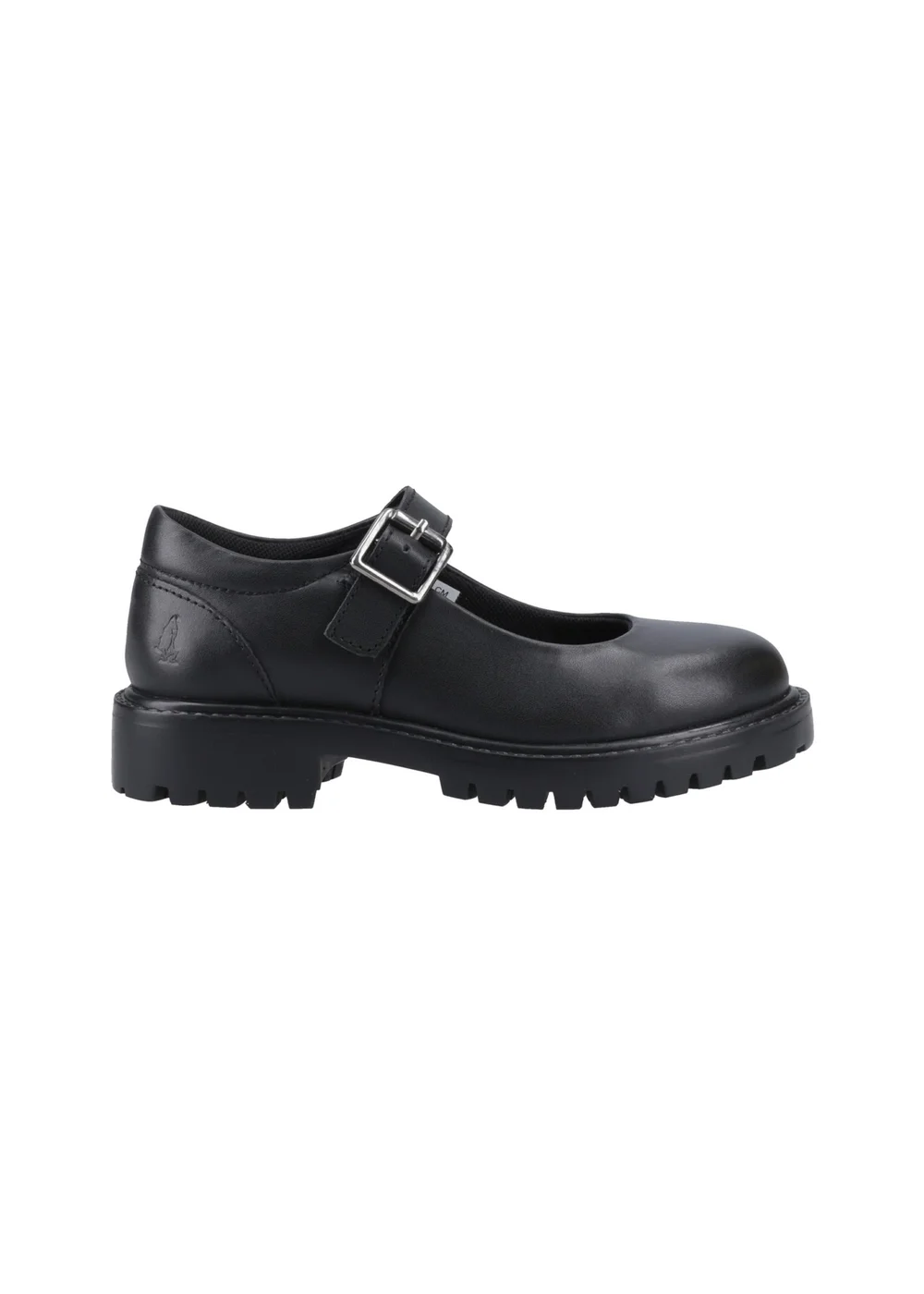 Hush Puppies Black Aurora Junior Shoe - 12 Infants Image 1