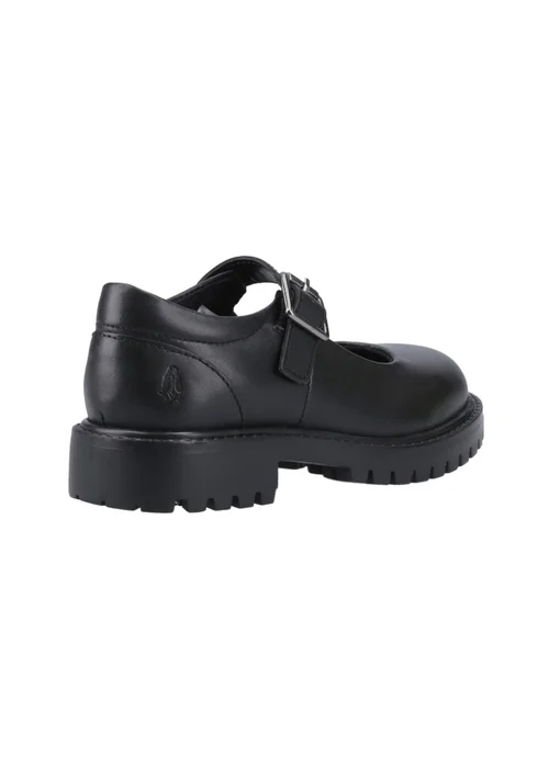 Hush Puppies Black Aurora Junior Shoe - 12 Infants Image 3