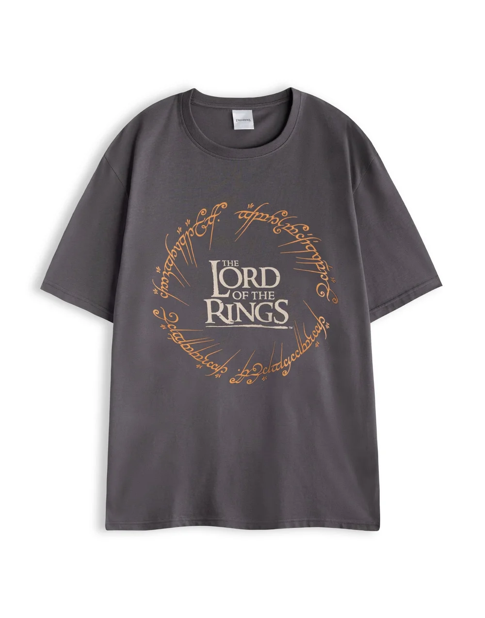 Vanilla Underground Lord Of The Rings Adults Black Logo Pyjama Set - Large Image 3