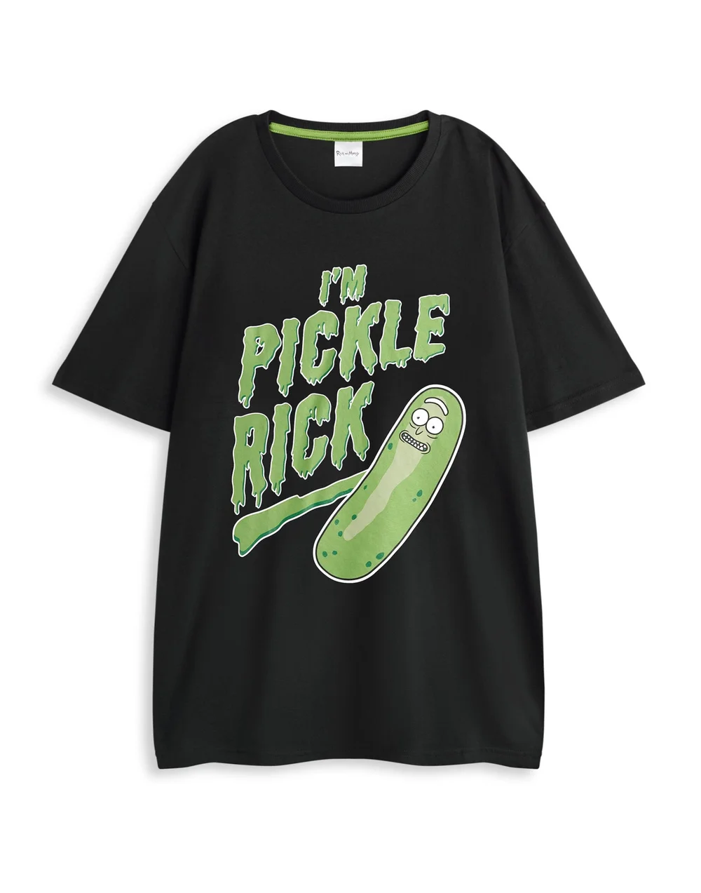 Vanilla Underground Rick & Morty Adults Multi Coloured Pickle Rick Pyjama Set - Large Image 3
