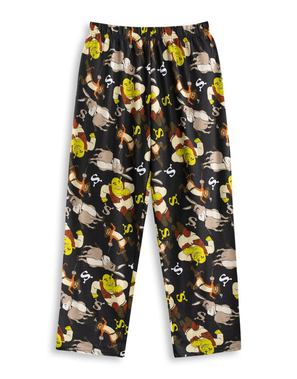 Vanilla Underground Shrek Adults Multicoloured Can't Today I'm Swamped Pyjama Set - Small Image 4