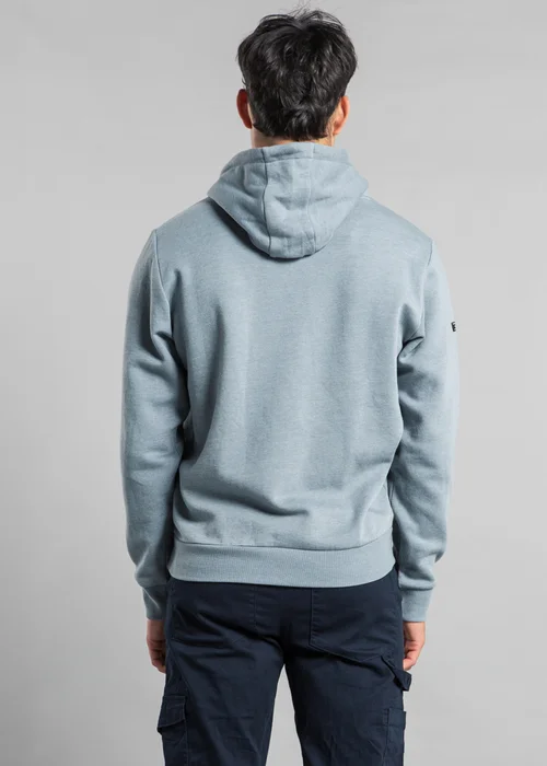 Tokyo Laundry Grey Cotton Blend Embossed Drawstring Hoody - M Image 2