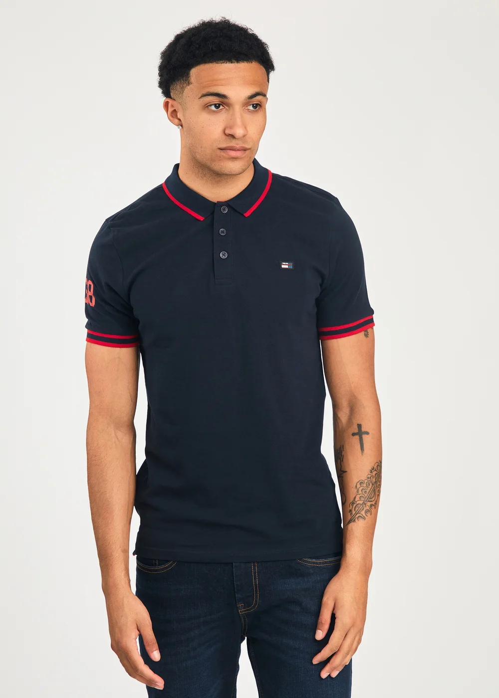 Tokyo Laundry Navy 2-Pack Cotton Short Sleeve Button-Up Polo Shirt - 2XL Image 2