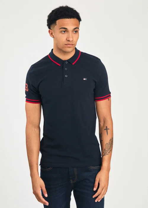 Tokyo Laundry Navy 2-Pack Cotton Short Sleeve Button-Up Polo Shirt - 2XL Image 2