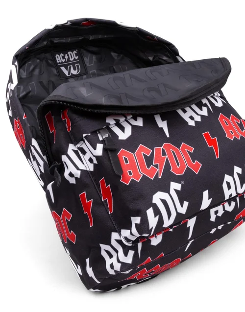 AC/DC Lightning Black Backpack - One Size Image 4