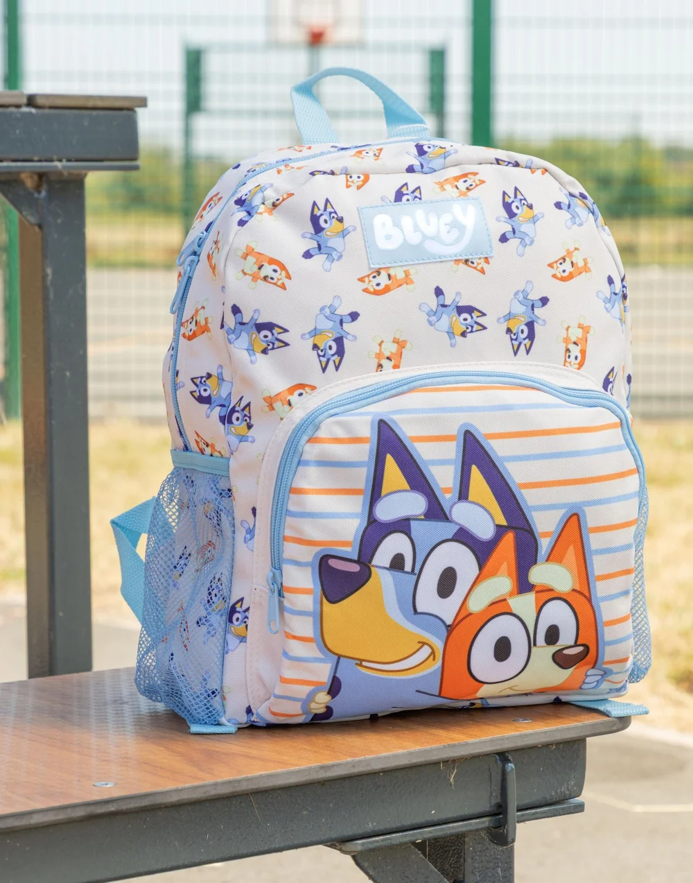 Vanilla Underground Bluey & Bingo Printed Kids Beige/Blue Backpack - One Size Image 1