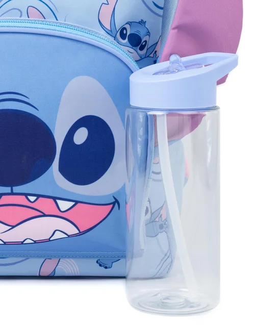 Vanilla Underground Disney Lilo & Stitch Kids Purple 4 Piece Backpack Set - One Size Image 5