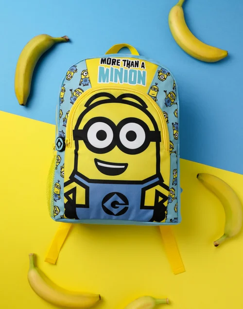 Vanilla Underground Minions Blue Dave Kids Backpack - One Size Image 1