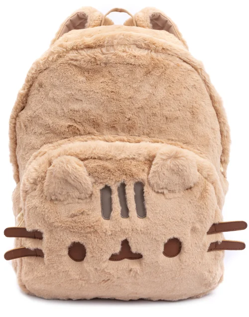 Vanilla Underground Pusheen Beige Fur 3D Whiskers Backpack - One Size Image 1