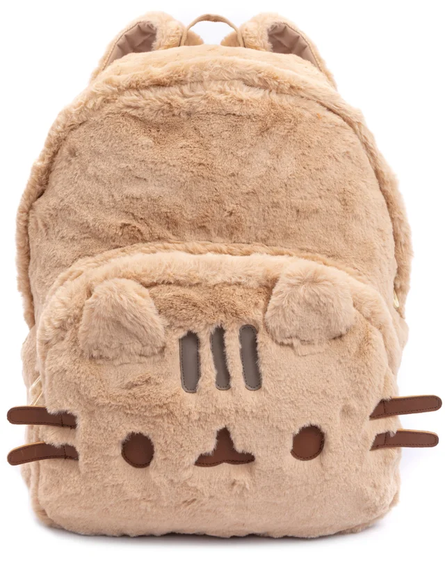 Vanilla Underground Pusheen Beige Fur 3D Whiskers Backpack