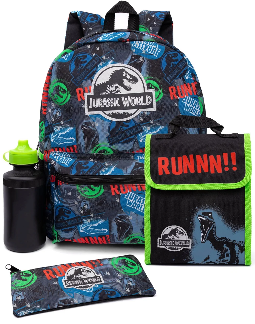 Vanilla Underground Jurassic World 4 Piece Bag Set - One Size Image 1