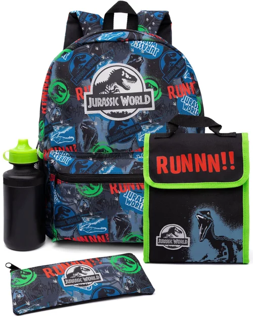 Vanilla Underground Jurassic World 4 Piece Bag Set - One Size Image 1
