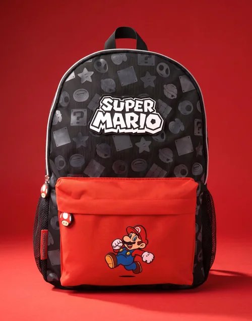 Vanilla Underground Super Mario All Over Print Backpack - One Size Image 2