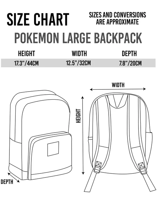 Vanilla Underground Pokemon Gotta Catch Em All Large Backpack - One Size Image 6