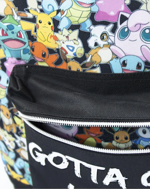 Vanilla Underground Pokemon Gotta Catch Em All Large Backpack - One Size Image 3