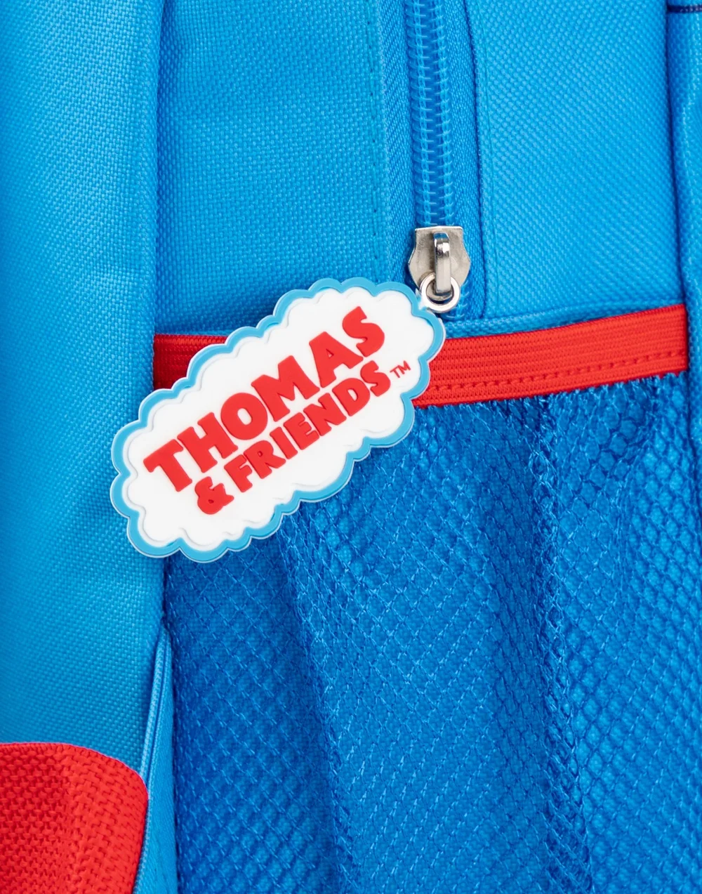 Vanilla Underground Thomas and Friends 3D Face Pocket Kids Blue Backpack - One Size Image 4